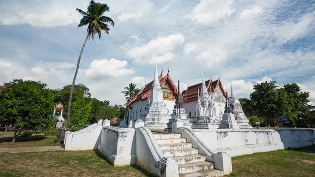 watubosatharam, ancient temples, Sakae Krang River, Uthai Thani, Thailand.