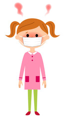 発熱する女の子