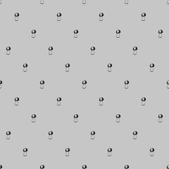 Hand drawn seamless pattern with mushrooms.