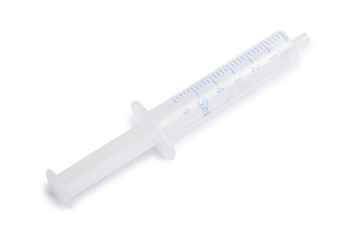 Single syringe isolated