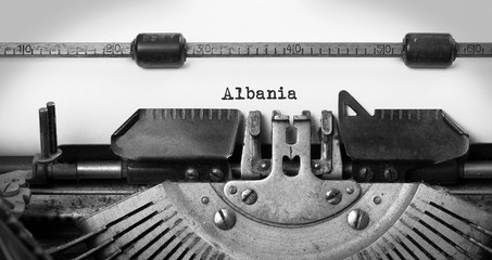 Old typewriter - Albania