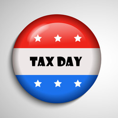 U.S.A Tax Day background