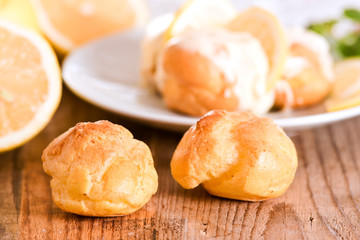 Lemon Profiteroles. 