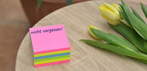 Banner nicht vergessen