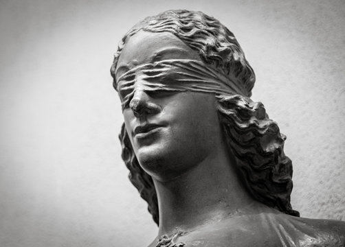 Face of Lady Justice