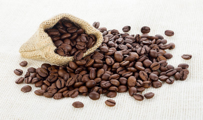 Coffee Beans in a Bag