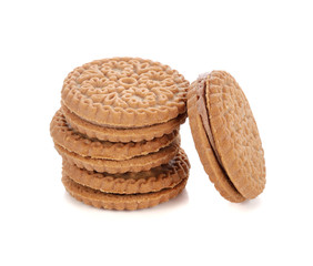 pastry cookies isolated on white background