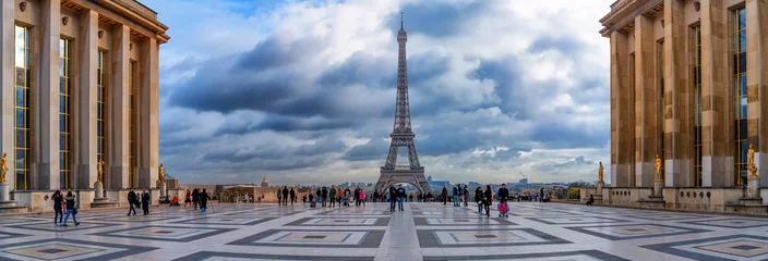 Foto op Plexiglas Eiffelturm  © Simon