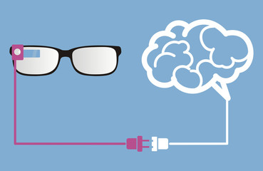 smart glasses connect to brain