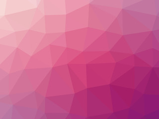 Obraz premium Abstract pink gradient low polygon shaped background