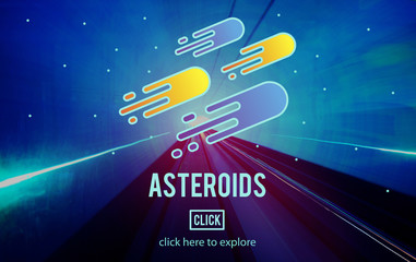 Asteroids Astronomy Exploration Nebular Concept