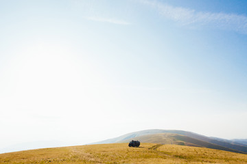 ukrainian carpathian mountains. Beautiful mountain landscape.