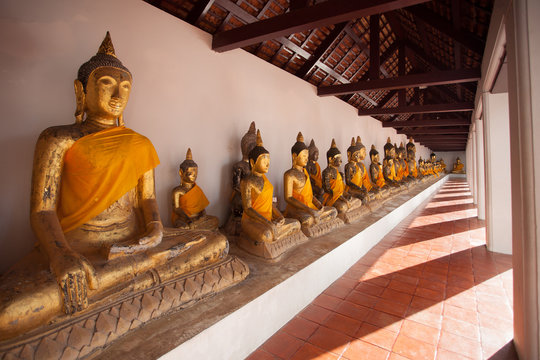 Ancient Buddhist temple, Thailand