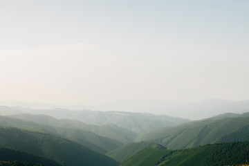Fototapeta premium ukrainian carpathian mountains. Beautiful mountain landscape.