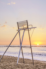 Naklejka premium Life guard seat 