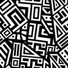 Aztec Vector Seamless Pattern