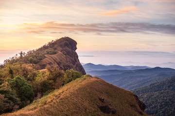 Top of mountain in Monjong, Chiang Mai, Thailand