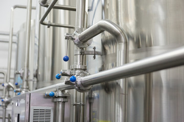 Technological equipment in the dairy plant