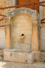 Old fountain in Hersonissos.