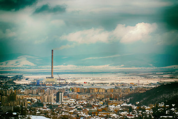 Naklejka premium Pollution