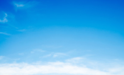 light blue sky and white cloud