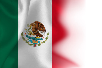 Fototapeta premium メキシコ 国 旗 背景 