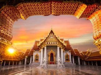 Foto op Plexiglas Tempel Wat Benchamabopitr Dusitvanaram