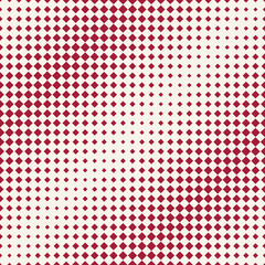 Abstract geometric hipster fashion halftone red square pattern