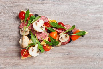 Creative composition of ingredients