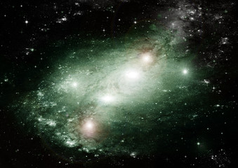 galaxy in a free space