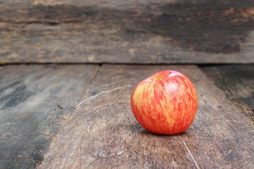 Red Apple Close up,select focus with shallow depth of field 