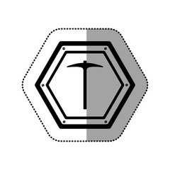 Tool icon. Under construction work repair and progress theme. Isolated design. Vector illustration