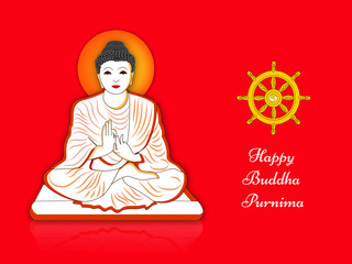 Buddha Purnima background