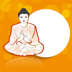 Buddha Purnima background