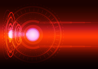 Abstract digital technology background or futuristic interface.