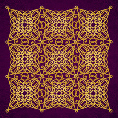 Vector ornate pattern in Victorian style.