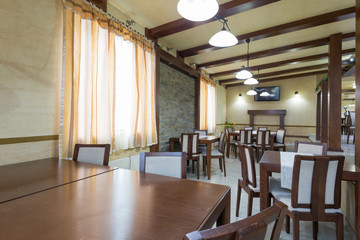 Interior of a hotel restaurant