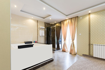 Hydro massage baths in hotel spa center