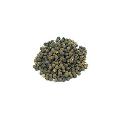 Black pepper,thai pepper on a white background