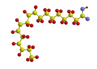Molecular structure of alpha linolenic acid