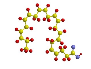 Molecular structure of Docosahexaenoic acid
