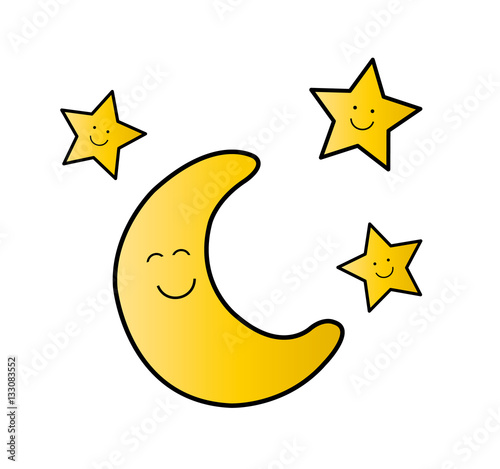 "Mond und sterne" Stock image and royalty-free vector files on Fotolia
