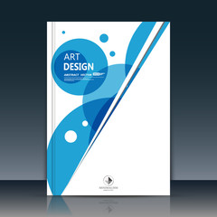 Abstract composition. Text frame surface. A4 brochure cover. White title sheet. Creative logo figure. Ad banner form font texture. Blue round icon label. Bulb flyer fiber. EPS10 backdrop. Vector art