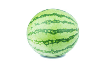 water melon,green watermelon isolated on white