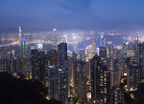 Victoria harbor : Hong Kong