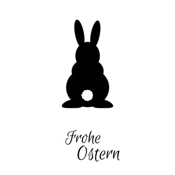Osterhase - Frohe Ostern - Vektor Grafik