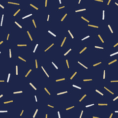 Seamless vector free hand doodle brush strokes texture, ink art.