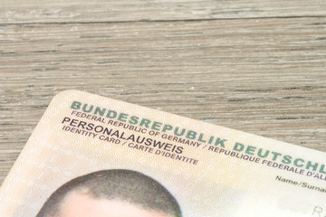 Ein deutscher Personalausweis