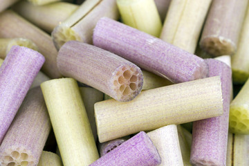 Lotus stem for cooking - closed up