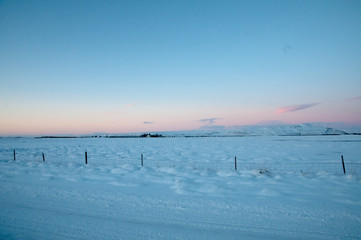 Iceland winter landscapes